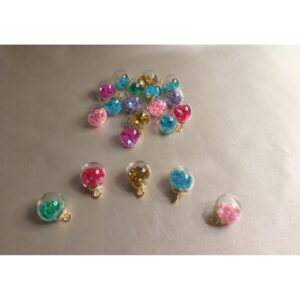 Renkli Çan Kolye Bileklik Ucu 2 Adet ( Renk Belirtiniz )