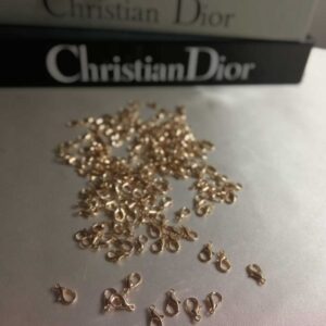 Papağan Klips, Kilit Kanca, Papağan Kapama Klips, Kolye Ve Bileklik Kilidi Rose Gold Kaplama 40 Adet