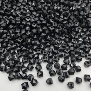 Küp Siyah Boncuk 14 mm 50 gr ( 53 Adet )