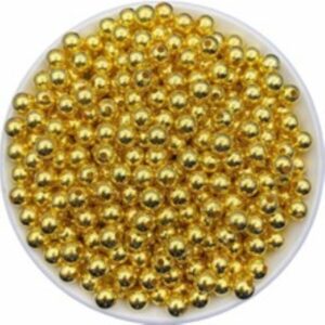 10 mm Gold Renk Deliksiz İnci  25 Gr (45-50 Adet )