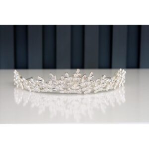 Kısa Gelin Tacı Zirkon Taş