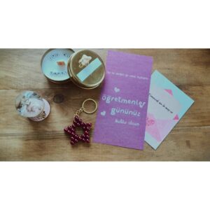 Öğretmenler Günü Hediye Set Pembe