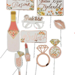 Bekarlığa Veda Seti Türkçe Yazılı