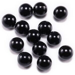 10 mm Siyah Renk Deliksiz İnci 25 Gr (45-50  Adet) İnci Çivisi Dahil Değildir