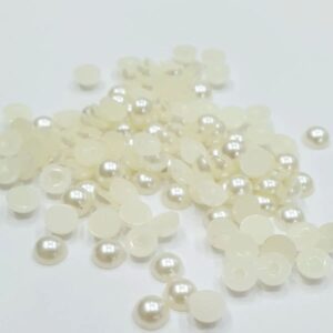4 mm Krem Renk Yarım İnci 25  Gr (1150-1200 Ad )