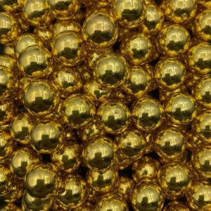 8 mm Gold Renk Deliksiz İnci 25 gr (80-85 Adet )