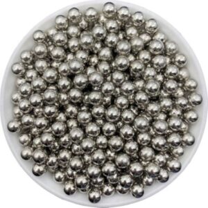 8 mm Gümüş Renk Deliksiz İnci 25  gr (80-85 Ad)