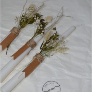 Şamdan Mum Kına Nişan Düğün Hediyelik 15 Adet