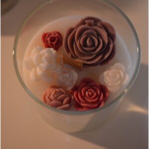 Gül Desenli Soya Mum