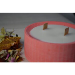 Çikolata Ve Çilek Esanslı Mum