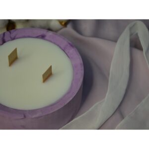 Lavanta Esasnlı Soya Mum