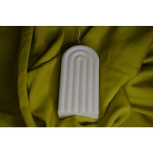 Gökkuşağı Desenli Soya Wax Mum Kokusuz