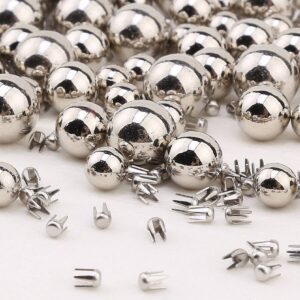 4 Mm Gümüş Renk Deliksiz Inci Boncuk Paketi - 25 gr (YAKLAŞIK 600-640 ADET)