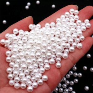 10 Mm Deliksiz Beyaz Renk Çakma Inci (45-50 AD) 25 gr