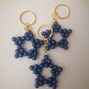 Mavi Renk Yıldız Anahtarlık (15 Adet )