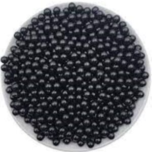 6 Mm Deliksiz Siyah Inci Boncuk 25 gr (175-185 Adet )