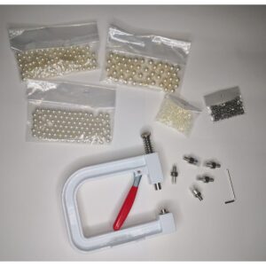 İnci Çakma Makinesi - Boncuk Seti (580-585 Adet ) - İnci Çakma Çivisi (470 Adet )