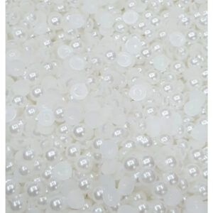 8 Mm Beyaz Yarım Inci 25 gr (175 - 180 ADET)