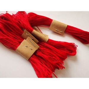 Paraşüt İp Kırmızı Renk (10 Metre )