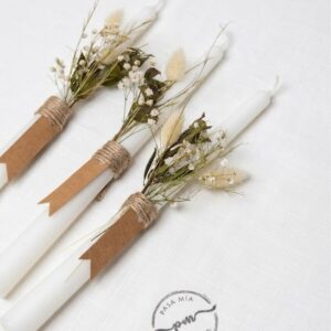 Şamdan Mum Kına Nişan Düğün Hediyelik 15 Adet