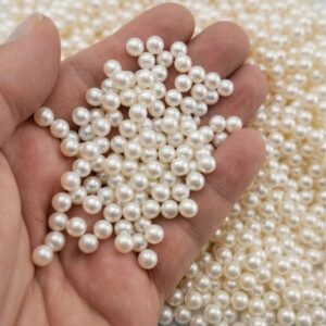 6 Mm Deliksiz Inci 25 gr Krem Renk ( 175-180 Adet)