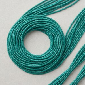 Kum Boncuk Mat Yeşil 5 gr