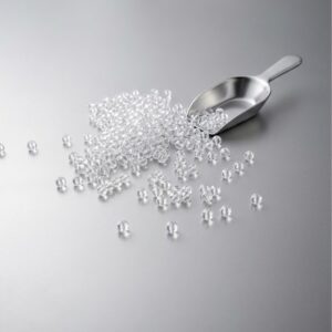 6 mm Basık Şeffaf Plastik Boncuk 25 gr (335 Adet )