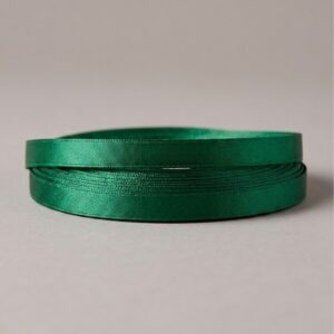 Zümrüt Yeşil Saten Kurdele 1  cm  10 metre (2  adet)