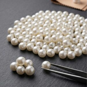 10 Mm Çakma Incisi Deliksiz Inci Krem Renk 25 gr (45-50 ADET)