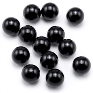 10 mm Siyah Renk Deliksiz İnci 25 Gr (45-50  Adet) İnci Çivisi Dahil Değildir