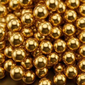8 mm Gold Renk Deliksiz İnci 25 gr (80-85 Adet )