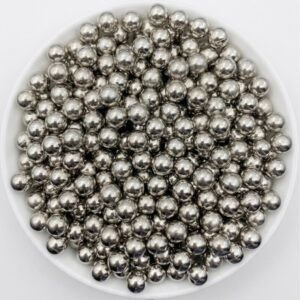 8 mm Gümüş Renk Deliksiz İnci 25  gr (80-85 Ad)